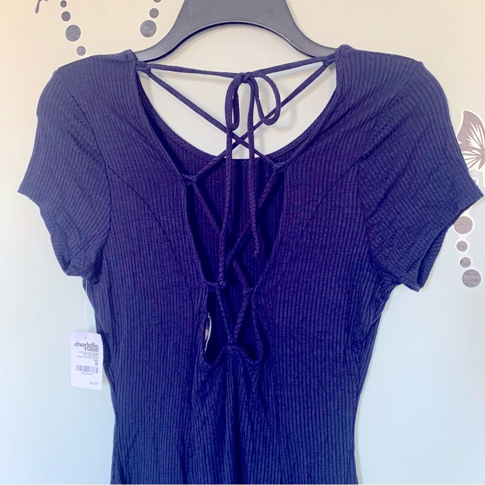 Charlotte Russe Ribbed Stretch Dress - Picture 6 of 6